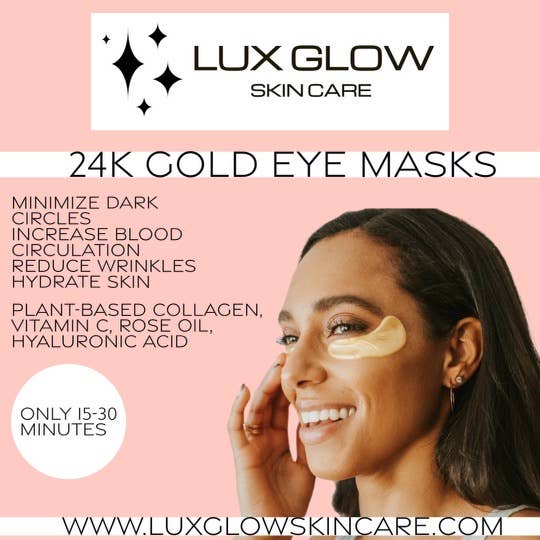 24k Gold Glow Eye Masks